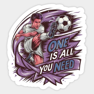 One Ball Man Sticker